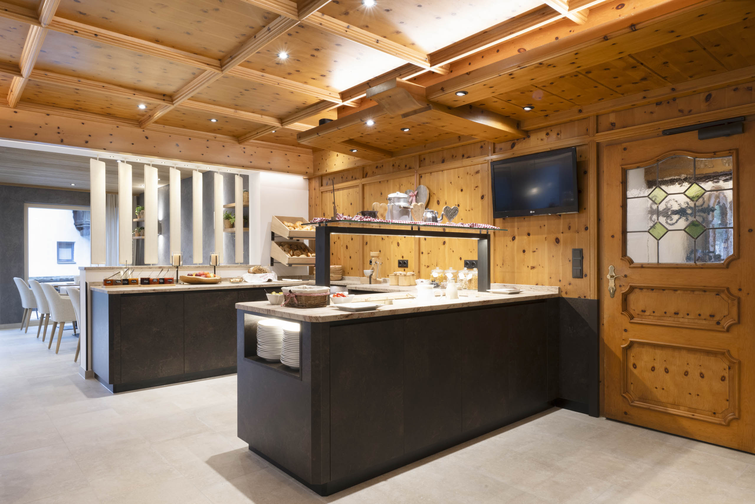 Frühstücksbuffet im Hotel Angelika