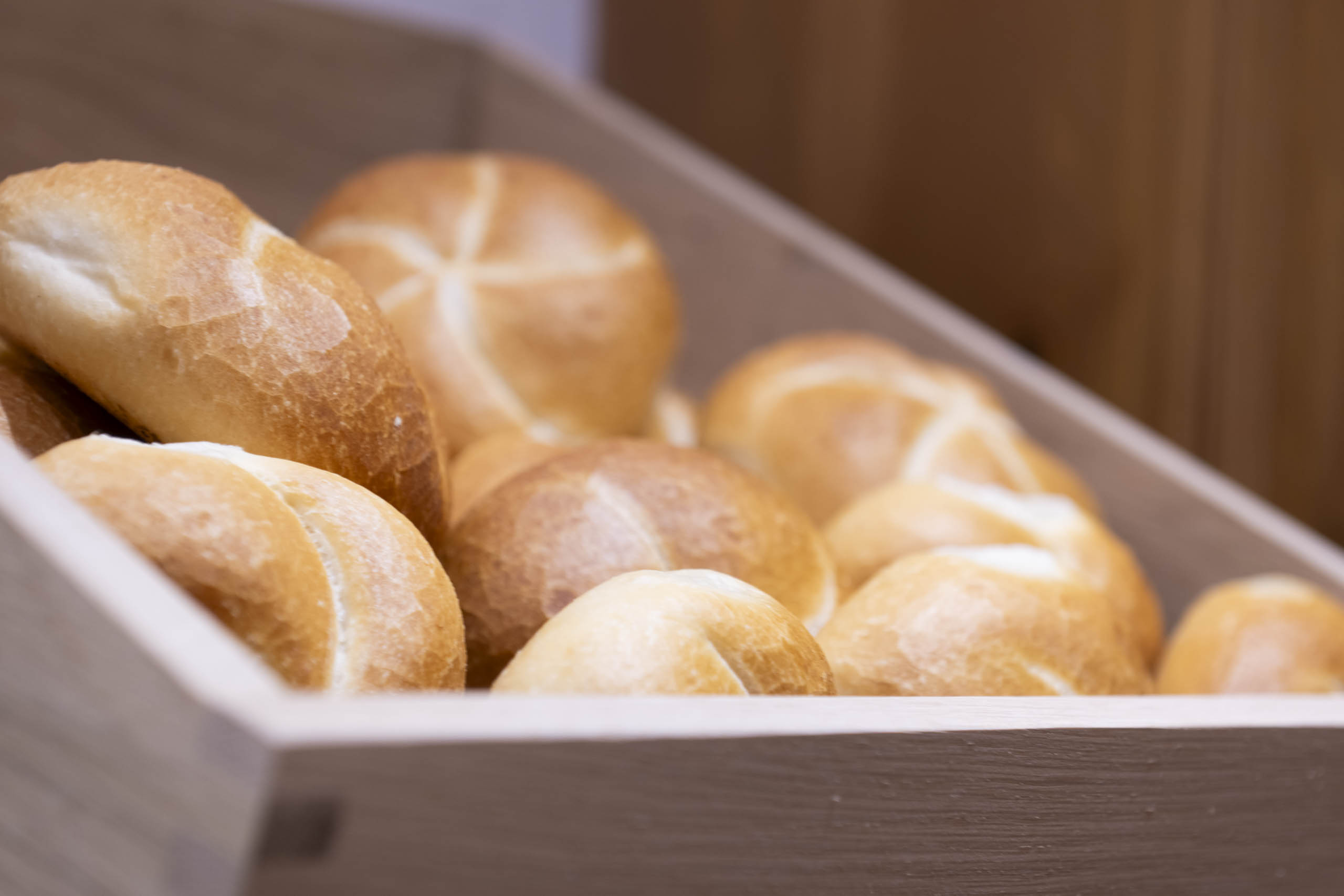 Kaisersemmel vom Frühstücksbuffet