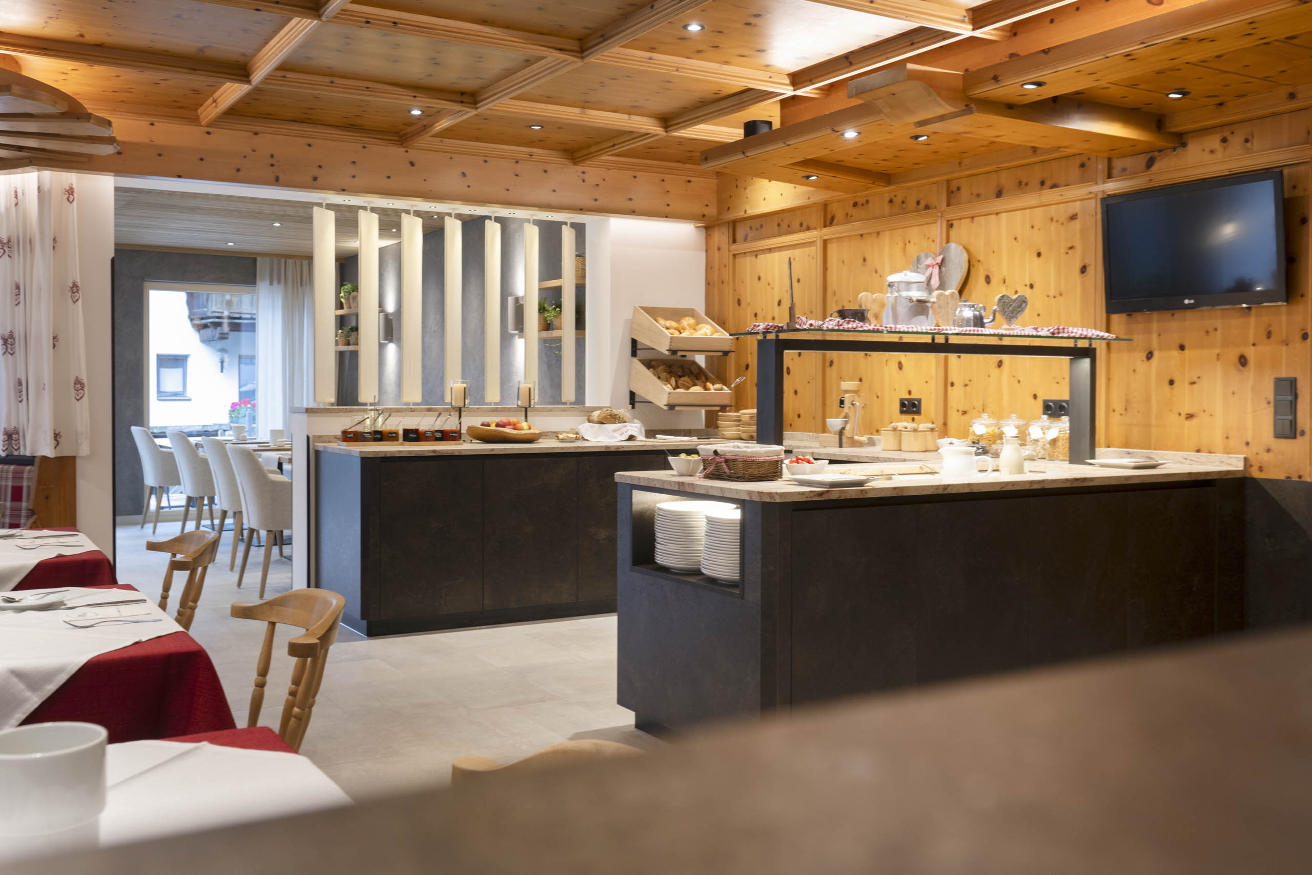 Frühstücksbuffet im Hotel Angelika